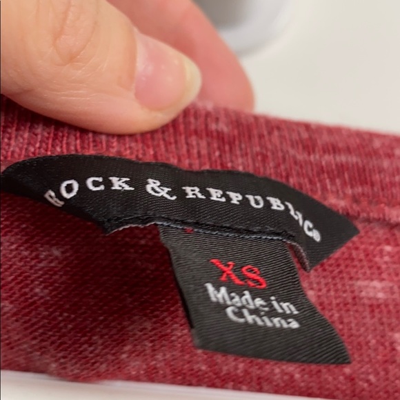 Rock & Republic Long Sleeve Shirt XS - Picture 3 of 5